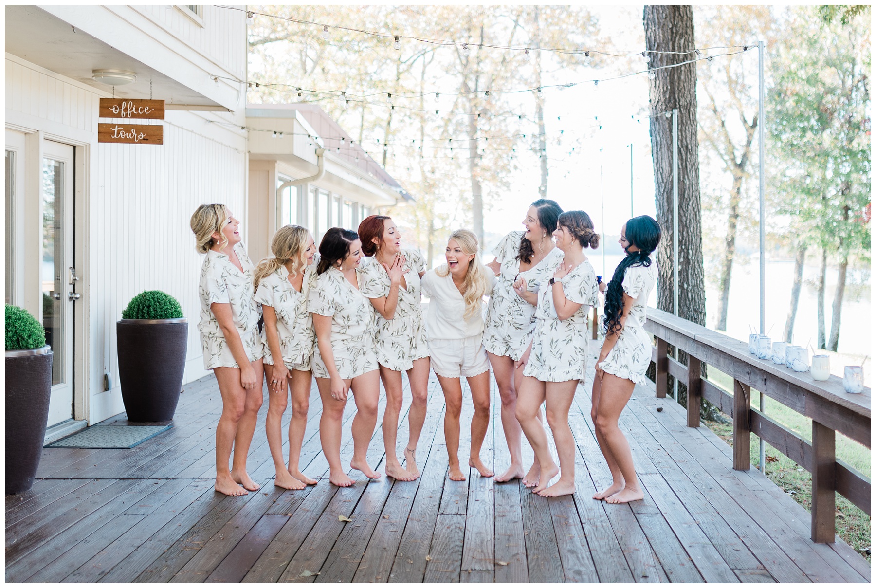 Bridesmaids Getting Ready | Lake Tyler Petroleum Club in Tyler TX by East Texas wedding photographer Karina Danielle 