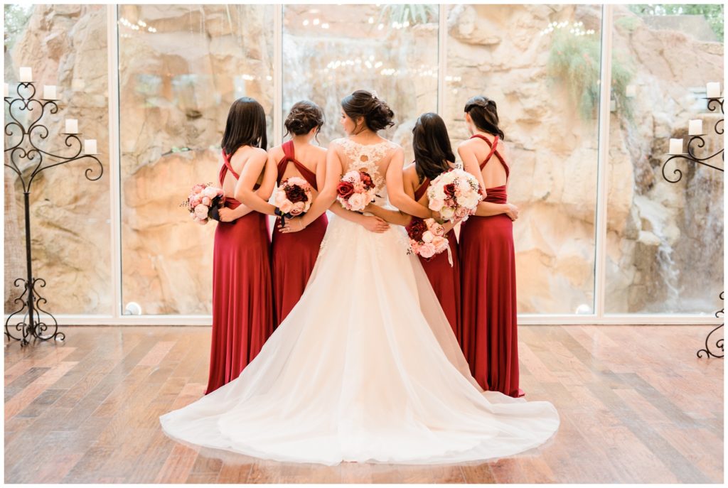 Bridesmaids | Old San Francisco Steakhouse in San Antonio TX by East Texas wedding photographer Karina Danielle Photography