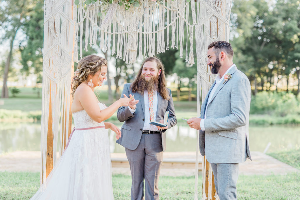Bride Groom Ceremony | San Marcos TX Wedding by DFW Fort Worth Dallas wedding photographer Karina Danielle Photography
