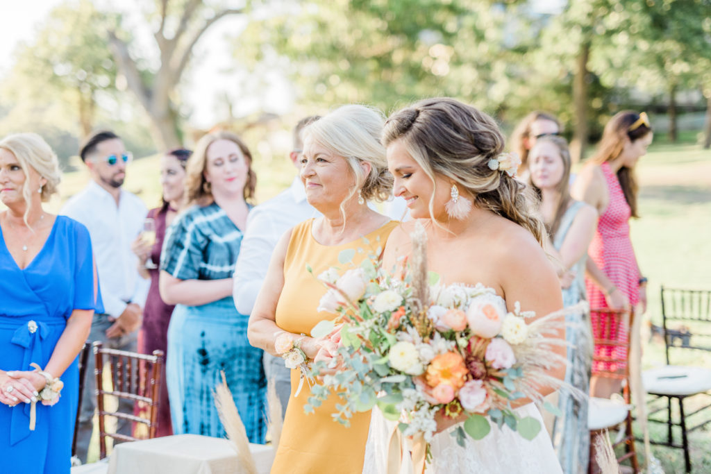 Mom Gives Bride Away | San Marcos TX Wedding by DFW Fort Worth Dallas wedding photographer Karina Danielle Photography