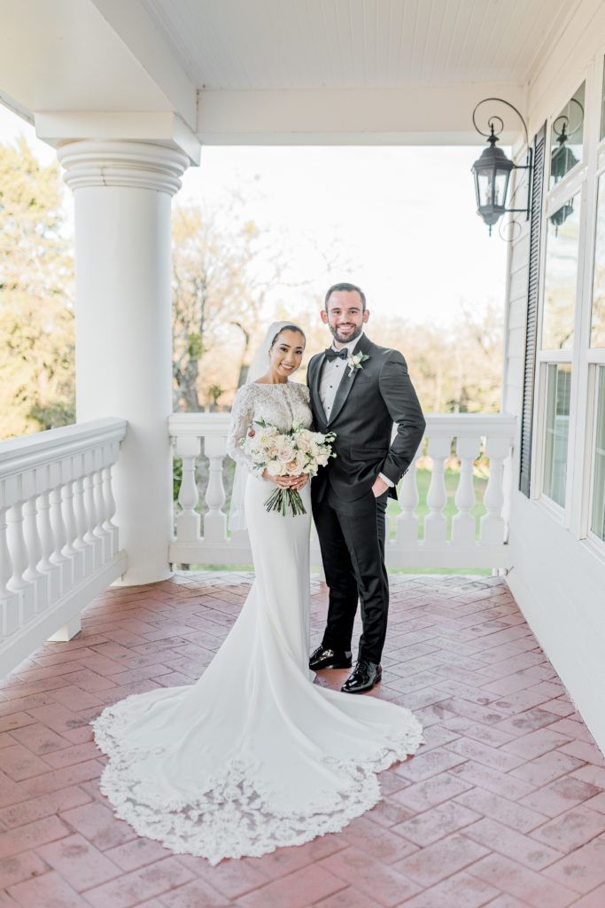 Bride and Groom First Look | The Springs in Rockwall Texas by DFW Dallas Fort Worth wedding photographer Karina Danielle Photography