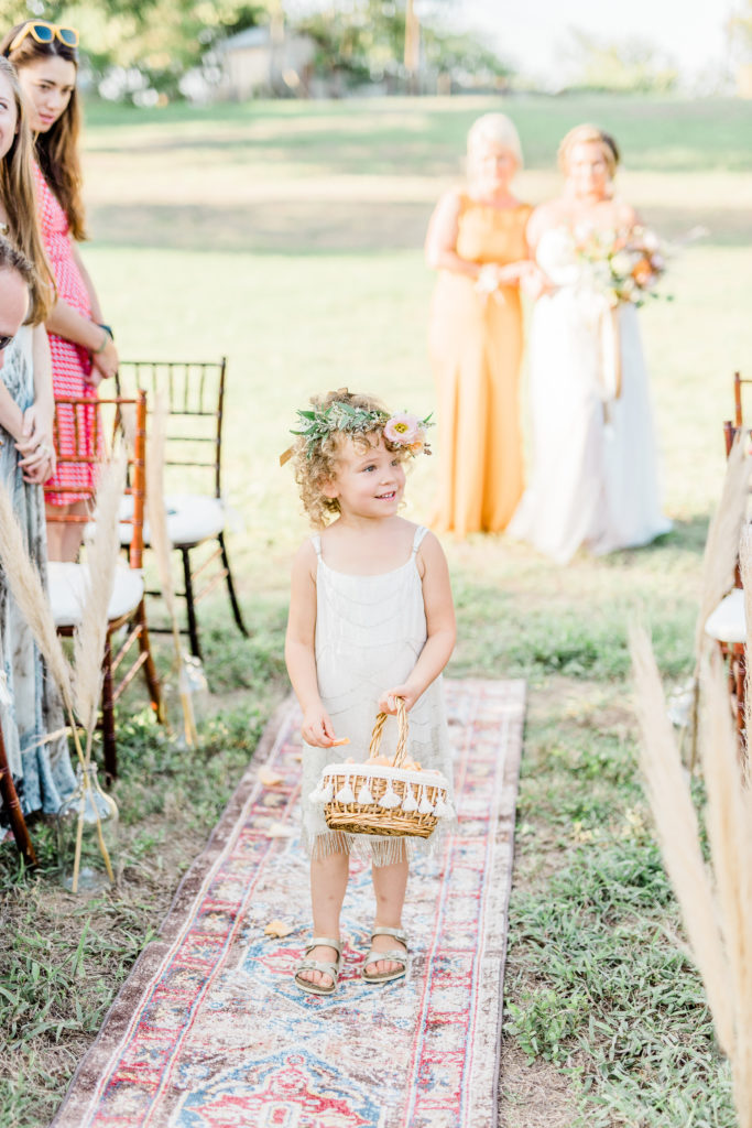 Flower Girl | San Marcos TX Wedding by DFW Fort Worth Dallas wedding photographer Karina Danielle Photography