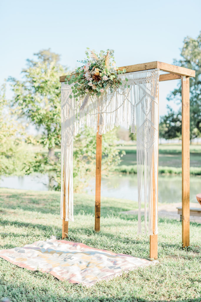 Ceremony Arch | San Marcos TX Wedding by DFW Fort Worth Dallas wedding photographer Karina Danielle Photography