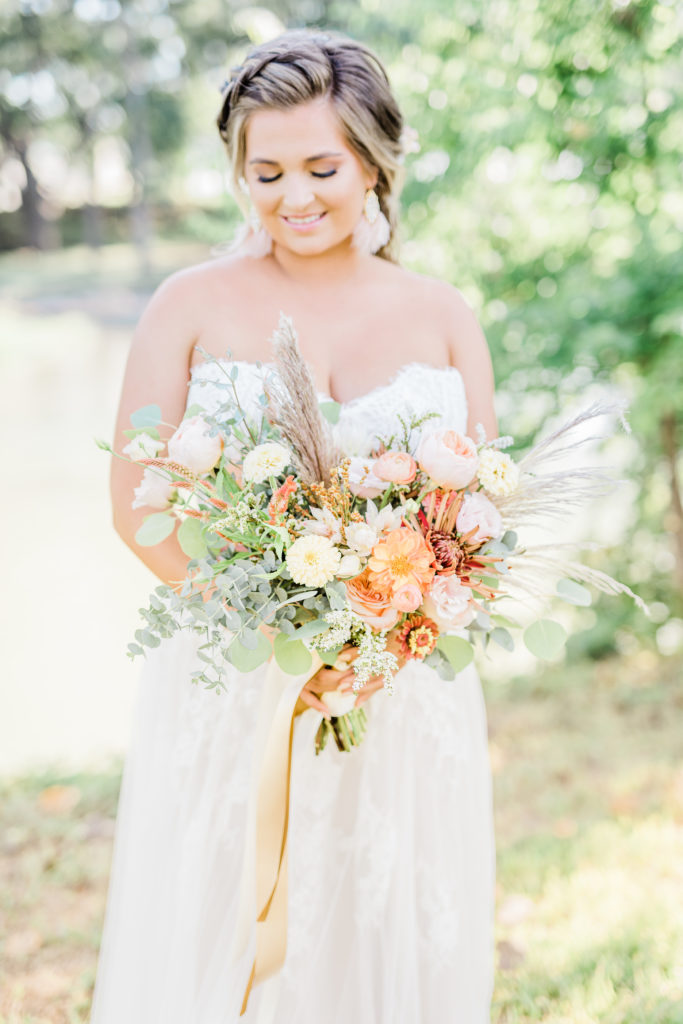 Bridal Portraits Bouquet | San Marcos TX Wedding by DFW Fort Worth Dallas wedding photographer Karina Danielle Photography