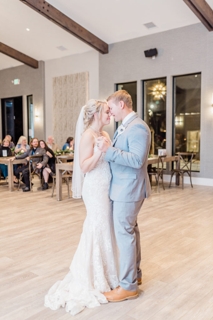 Bride and Groom First Dance Reception | Stonehouse Villa in Driftwood TX by DFW Dallas Fort Worth wedding photographer Karina Danielle Photography
