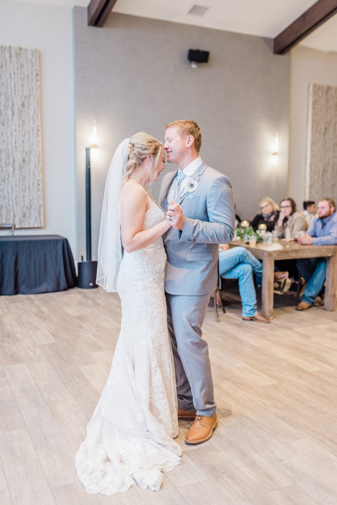 Bride and Groom First Dance Reception | Stonehouse Villa in Driftwood TX by DFW Dallas Fort Worth wedding photographer Karina Danielle Photography