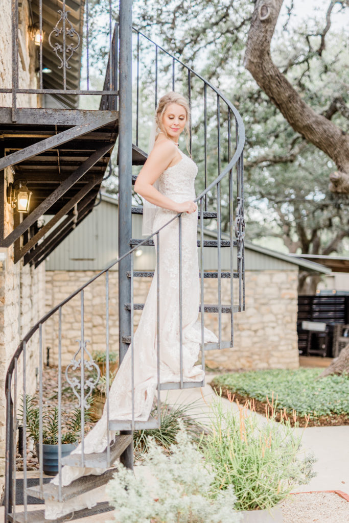 Bride Portrait | Stonehouse Villa in Driftwood TX by DFW Dallas Fort Worth wedding photographer Karina Danielle Photography