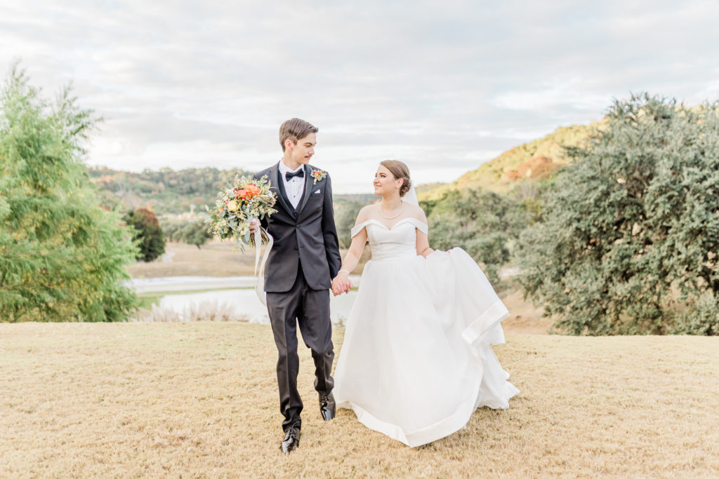 Bride and Groom Portrait Bouquet | Tapatio Springs Operator Drewski Wedding in Boerne TX by DFW Dallas Fort Worth wedding photographer Karina Danielle Photography