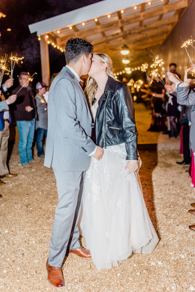 Sparkler Exit | Wagon Springs Ranch in Burnet TX by DFW Dallas Fort Worth wedding photographer Karina Danielle Photography