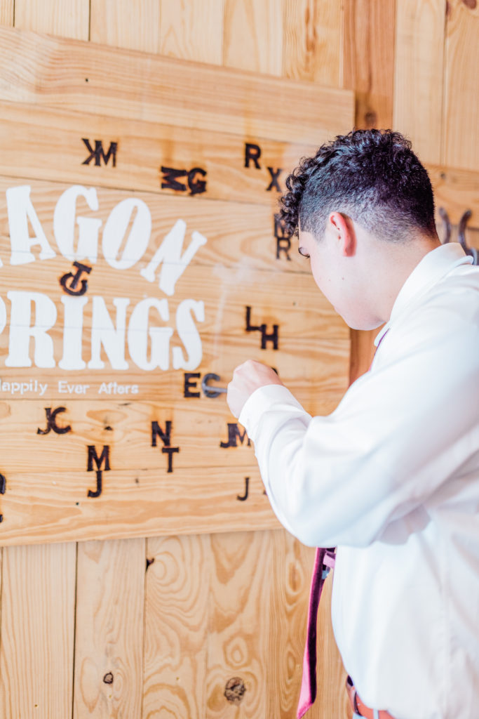 Bride and Groom Branding | Wagon Springs Ranch in Burnet TX by DFW Dallas Fort Worth wedding photographer Karina Danielle Photography