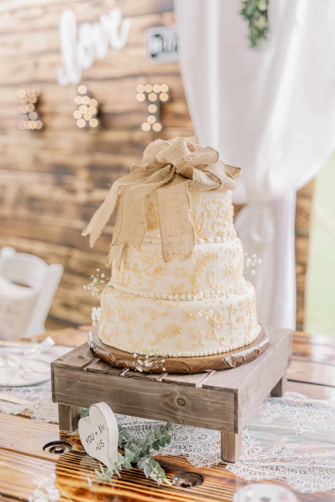 Reception Wedding Cake